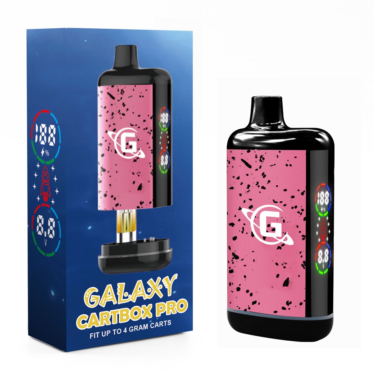 Galaxy CARTBOX PRO Cartridge Battery, thc, wax, dab, concentrates, 510